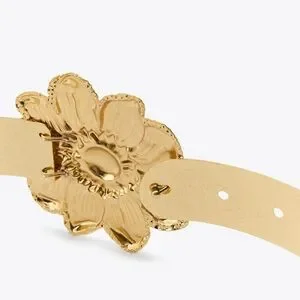 ZARA METAL FLOWER BELT SIZE 32 Zara FLOWER CORD BELT Size 32 (85) | eBay main image 3